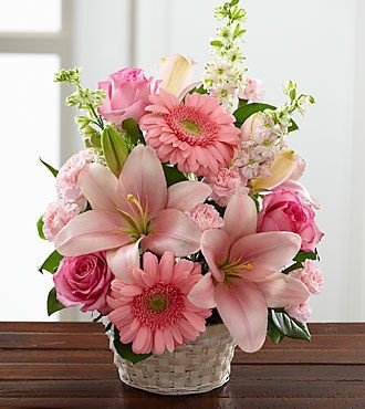 Lovely flowers basket