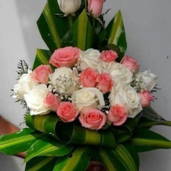 Lovely mix flowers basket.