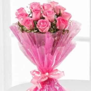 Beautiful Pink rose flowers bouquet