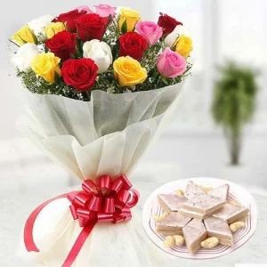 Mix flowers bouquet With sweet