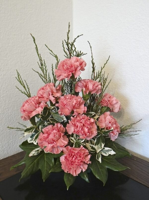 Lovely Carnation flowers basket