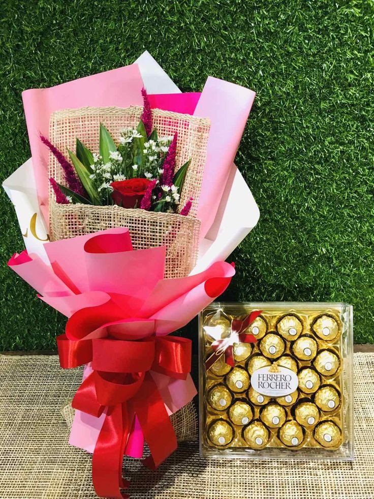 Chocolate day Flowers bouquet 💐